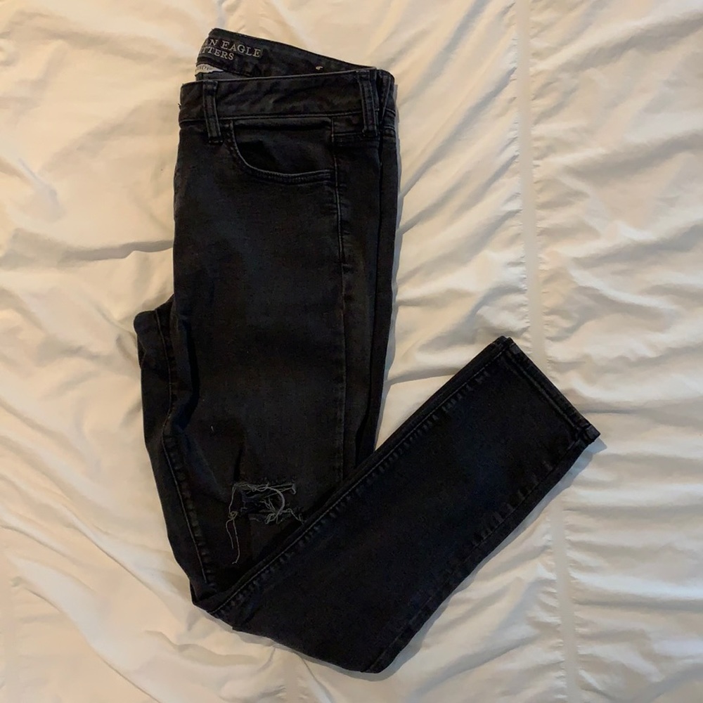 AE distressed jeggings